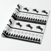 Equestrian Eventer Cadeaupapier (Uitgerold)
