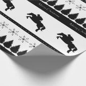 Equestrian Eventer Cadeaupapier (Hoek)