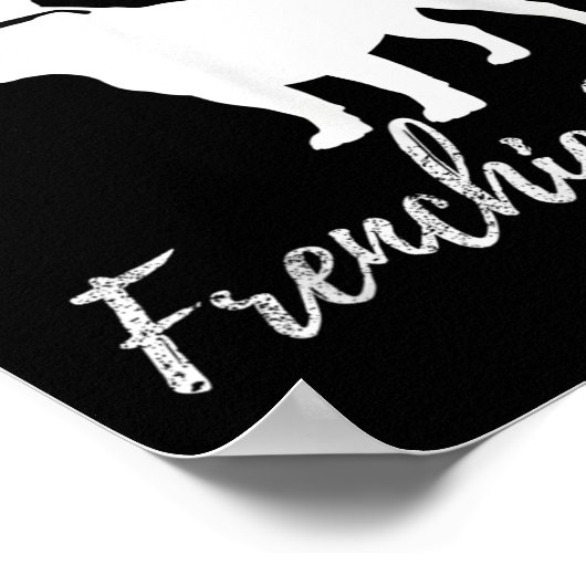 Equestrian Frenchie Mom Grappig Paardrijden Gif Poster (Hoek)