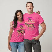 Equestrian gewelf Acrobatiek Paard Meisje Paard Ri T-shirt (Unisex)