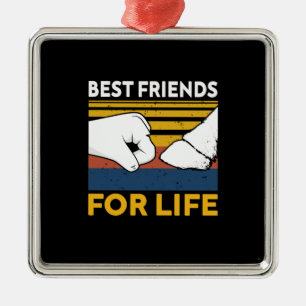 Equestrian Gift Beste vrienden voor het leven Metalen Ornament