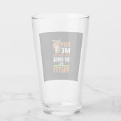 Equestrian Gift | Buy me And Tell me Glas (Achterkant)