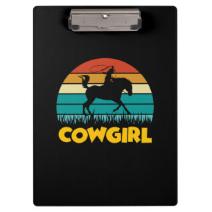 Equestrian Gift    Cowgirl Klembord