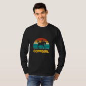 Equestrian Gift | Cowgirl T-shirt (Voorkant volledig)