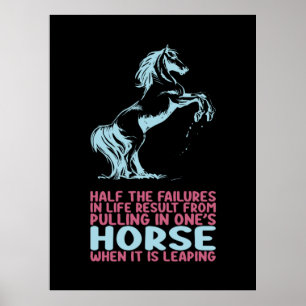 Equestrian Gift   De helft van de levensfouten Poster