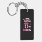 Equestrian Gift | Deze bride draagt boeken Sleutelhanger (Voorkant Links)