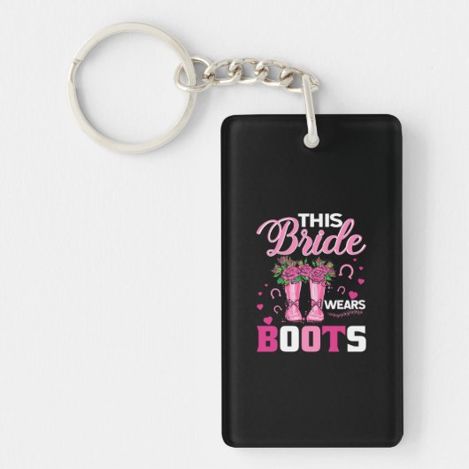 Equestrian Gift | Deze bride draagt boeken Sleutelhanger (Voorkant)