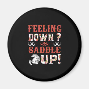 Equestrian Gift   Het zadel omlaag halen Magneet