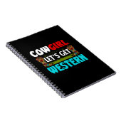 Equestrian Gift | Koeweitjes Western Notitieboek (Rechterzijde)