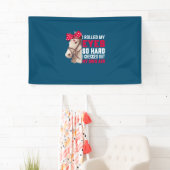 Equestrian Gift | Mijn ogen zo hard rollen Spandoek (Insitu)