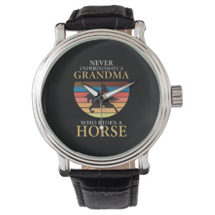 Equestrian Gift   Nooit een oma onderschatten Horloge