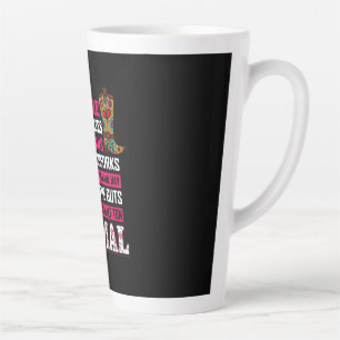 Equestrian Gift   Pas op voor rijpaarden Latte Mok