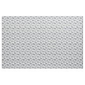 Equestrian Grijs Wit Paard Patroon Stof (Yard (91,4 cm))