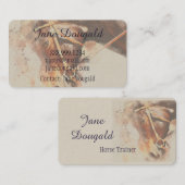 Equestrian Horse Trainer Training Visitekaartje (Voorkant / Achterkant)