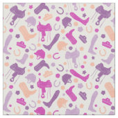 Equestrian Horseback Riding ThMED Patterned Stof (Close Up)