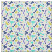 Equestrian Horseback Riding ThUnited Patterned Fab Stof (Swatch)