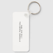 Equestrian Horses 2 Photo Collage Custom Text Sleutelhanger (Achterkant)