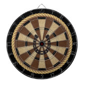 Equestrian Horseshoe Black and Brown Dartbord (Voorkant)
