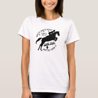 Equestrian Hunter Jumper Horse Tee Shirt