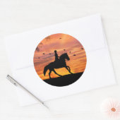 Equestrian Hunter Jumper Horseback Riding Stickers (Envelop)