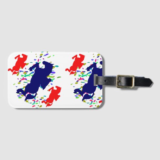 EQUESTRIAN INCIPIO BAGAGELABEL (Voorkant (horizontaal))