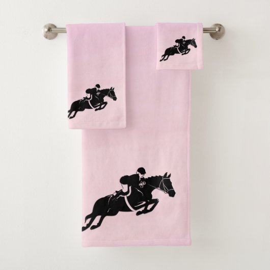 Equestrian Jumper Bad Handdoek (Insitu)