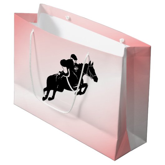 Equestrian Jumper Groot Cadeauzakje (Voorkant Gekanteld)
