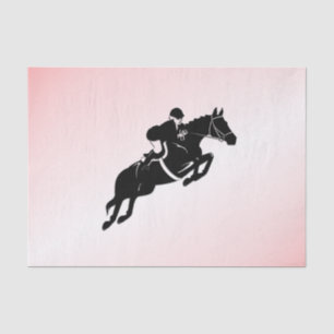 Equestrian Jumper Pink Tissuepapier