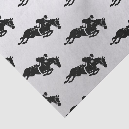 Equestrian Jumper Tissuepapier (Detail)