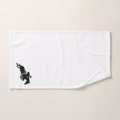 Equestrian Jumper White Bad Handdoek (Handdoek)