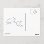 Equestrian Jumping Briefkaart (Achterkant)