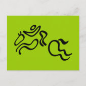 Equestrian Jumping Briefkaart (Voorkant)