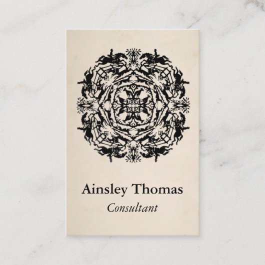  Equestrian Kaleidoscope Visitekaartje (Voorkant)