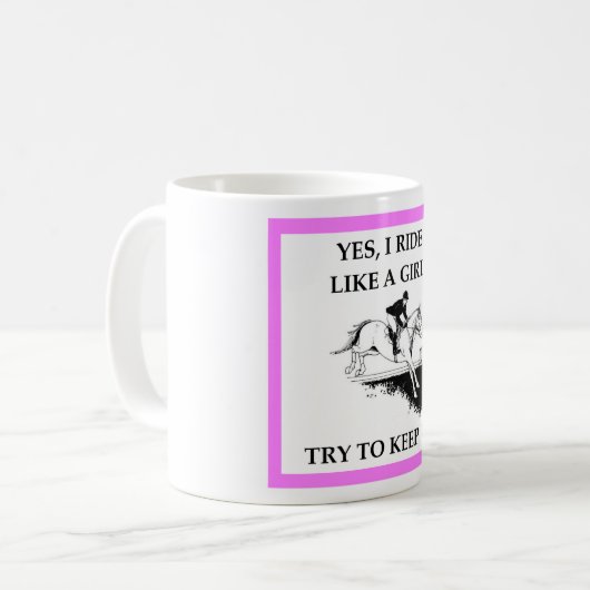 EQUESTRIAN KOFFIEMOK (Voorkant links)