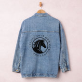 Equestrian Logo Company Zakelijk Bedrijf Denim Jacket (Hangar)