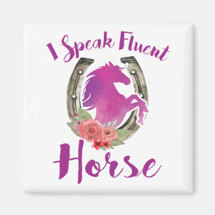 Equestrian Lover Trainer Ik Spreek Vloeiend Paard Magneet