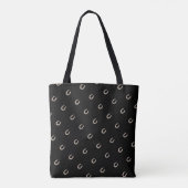 Equestrian Lucky Hoefijzer Pattern Tote Bag (Achterkant)