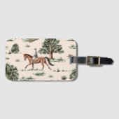 Equestrian Luggage Tag Bagagelabel (Voorkant (horizontaal))