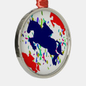 EQUESTRIAN METALEN ORNAMENT (Rechts)