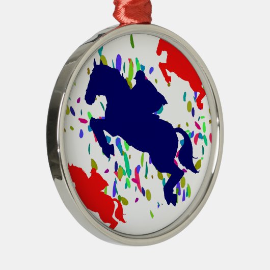 EQUESTRIAN METALEN ORNAMENT (Rechts)