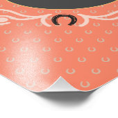 Equestrian Monogram Foto Afdruk (Hoek)