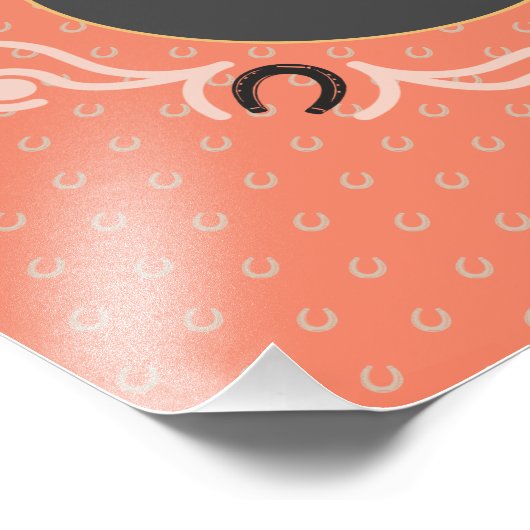 Equestrian Monogram Foto Afdruk (Hoek)