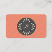 Equestrian Monogram Lucky Hoefijzer Visitekaartje (Voorkant)