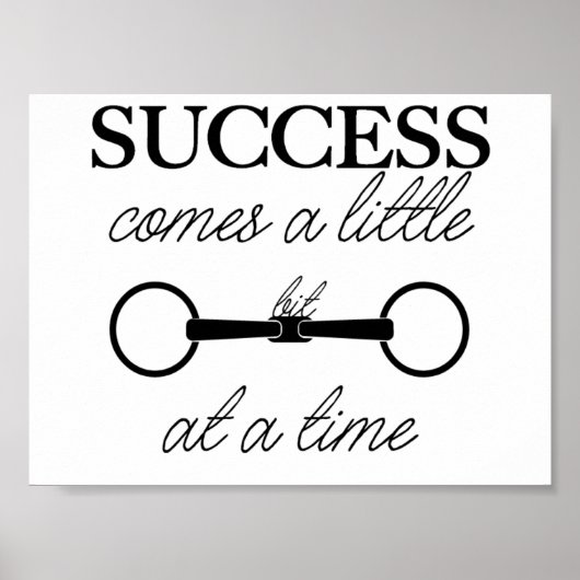 Equestrian Motivation Poster (Voorkant)