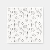 Equestrian Pattern Servet (Voorkant)