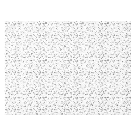 Equestrian Pattern Tafelkleed (Voorkant (Horizontaal))