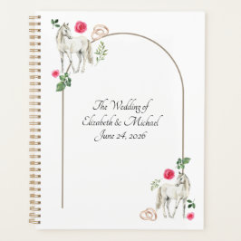 Equestrian Pink Floral Wedding Planner