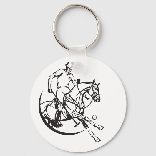 equestrian polo club sleutelhanger (Voorkant)