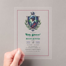 Equestrian Polo Crest Luxury Preppy Baby shower
