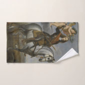 "Equestrian Portrait" kunst handdoek (Handdoek)